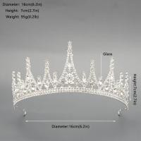 ราคา มงกุฎเจ้าสาวเกาหลีพรีเมียม สไตล์เจ้าหญิง สำหรับงานแต่งงานและการประดับผม (48055439304)