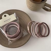 ราคา สไตล์เกาหลีเรียบง่ายนมสีกาแฟยางรัดผมยืดหยุ่นสูงมัดผมมัดผมมัดผมมัดผมเชือกมัดผมป่าเครื่องประดับผม5 21 nmjq (29736784046)