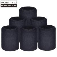 ราคา Austto สายรัดข้อมือผ้าฝ้ายซับเหงื่อสําหรับผู้ชายผู้หญิงเหมาะกับการเล่นกีฬา 1 ชิ้น (6463767642)