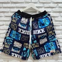 ราคา กางเกงเจเจแท้ กางเกงขาสั้นไซส์ M L XL ลาย BIKE จักรยาน ผ้านิ่มหนา ใส่สบาย ได้ชายหญิง มีกระเป๋า2ข้าง (43669568440)