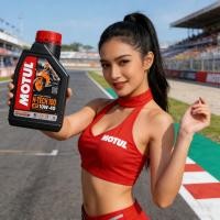 ราคา จัดส่งรวดเร็ว น้ำมันเครื่องมอเตอร์ไซค์ Motul H TECH 100 10W40 Synthetic 100 1 ลิตร น้ำมัน โมตุล (28991937670)