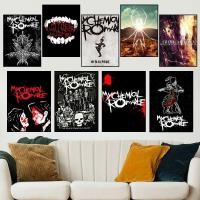 ราคา My Chemical Romance Band โปสเตอร์พิมพ์ภาพวาดผนังห้องนอนห้องนั่งเล่นสติ๊กเกอร์ติดผนังสํานักงานขนาดเล็ก ZPI1 (42300750923)