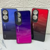 ราคา ส่งจากไทย เคสโทรศัพท์ ออฟโป้ Case Oppo A60 เคสกระจกสองสี เคสเงาไล่สี ขอบนิ่มเคส OPPO (29006253896)