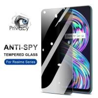 ราคา ส่งจากไทย ฟิล์มกระจกกันเสือก กันกระแทก กันรอย Realme C67 Tempered Glass Privacy Screen (25153640847)
