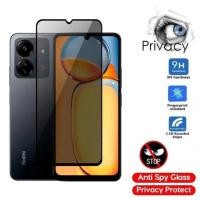 ราคา ฟิล์มกระจกนิรภัย ป้องกันการแอบมอง เต็มจอ Redmi 13C 4G Tempered Glass Privacy Screen ฟิล์มกระจกกันเสือก สินค้าใหม (15199867532)