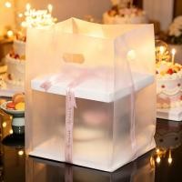 ราคา 50ตัวกล่องและถุงใส่เค้ก ถุงเบเกอรี่อบ ขนมปังและขนมหวาน ถุงบรรจุภัณฑ์ พิซซ่า และเค้กสำหรับสั่งกลับ (42229142394)
