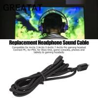 ราคา GREAT สายหูฟังเปลี่ยน Plug and Play สายสัญญาณเสียงชุดหูฟังสําหรับเล่นเกมแบบยืดหยุ่น การ์ดเสียงทดแทนสําหรับ Steelseries Arctis 3 Arctis 5 Arctis 7 Arctis ฟังเพลง (56508072545)