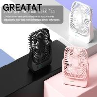 ราคา GREAT พัดลมตั้งโต๊ะ พัดลมหมุนเวียนอากาศแบบพกพาลมทรงพลัง คุณภาพสูง 5 ความเร็วปรับได้ พัดลมตั้งโต๊ะ USB C ที่เงียบเป็นพิเศษ Offices (48258337998)