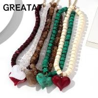 ราคา สร้อยคอโช๊คเกอร์และสร้อยข้อมือลูกปัดเรซินทรงกลม พร้อมลายหัวใจ สำหรับวันวาเลนไทน์ (58107265627)