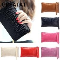 ราคา GREAT Clutch Tote Women Wallet PU Leather Phone Pocket (55607403319)