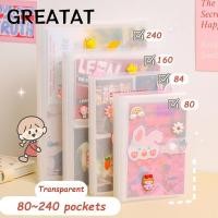 ราคา GREAT อัลบั้มรูป 1 ชิ้น ที่ใส่การ์ดรูปภาพ PVC โปร่งใส สะสมหนังสือ 80 160 ช่อง 3 4 5 6 7 นิ้วที่ใส่บัตรรูปถ่าย Idol Star (56308351952)