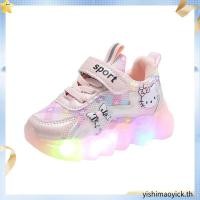 ราคา รองเท้าเด็กผู้หญิงมีไฟ รองเท้ากีฬาเด็กใส่สบาย GG เคที558 (52259145174)