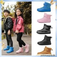 ราคา รองเท้าลุยหิมะ เท้าเปล่าสําหรับเด็กชายและเด็กหญิงรองเท้าบูทผ้าฝ้ายอุ่นเท้ากว้างสําหรับเด็กเล็ก กลางเด็กรองเท้าเดินป่ากลางแ (52158850120)