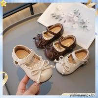 ราคา รองเท้าส้นแบนหนังริบบิ้นที่สวยงามสําหรับเด็กทารกสไตล์เกาหลีลูกไม้รองเท้ากันลื่นพื้นนุ่มสําหรับเด็กอายุ 2 6 ปี (50708382769)