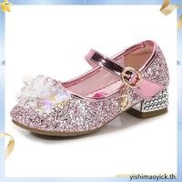 ราคา รองเท้าส้นสูงสําหรับเด็กสาวเจ้าหญิงรองเท้าแช่แข็งเด็กคริสตัลสาวรองเท้า (58159145338)
