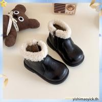 ราคา รองเท้าบูทสั้นสําหรับเด็กผู้หญิงรองเท้าบูทเด็กหนังเรียบคุณภาพสูงสไตล์และแยกชิ้น กิกะไบต์02 (49008994883)