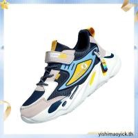 ราคา รองเท้าผ้าใบเด็ก 6 14 ปีนักเรียนชายรองเท้าตาข่ายระบายอากาศกันลื่น (43779955107)