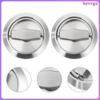 ราคา มือจับประตูแบบฝังปกปิดดึงฝังฝ้ามือจับ Flush Hidden Staness Steel kevvga (55659403733)