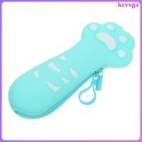 ราคา เด็กโปรเจคเตอร์ไฟฉายปากกากรณีสําหรับผู้ใหญ่ Kawaii ดินสอ Cats Paw กระเป๋าซิลิโคน kevvga (55659394575)