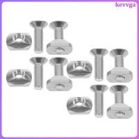 ราคา ฟอยล์บอร์ด T nut Kit Kit Kiteboard ติดตั้งฮาร์ดแวร์ Hydrofoil สกรูชุด Surfing System T nuts kevvga (54309410120)