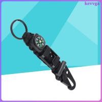 ราคา 1 PCS Paracord พวงกุญแจทหาร Lanyard Utility Hook Survival Kit สําหรับกลางแจ้ง Camping Hiking กระเป๋าเป้สะพายหลัง สีดํา kevvga (53959454298)