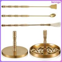 ราคา ชุดเครื่องมือธูปทองเหลือง 5 ชิ้นพร้อมแม่พิมพ์กรวยดอกไม้กลวงสําหรับเล่นโยคะและบ้าน kevvga (53759408113)