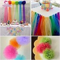 ราคา ผ้าริบบิ้น sheer tulle นุ่ม สไตล์หรูหราสำหรับการประดิษฐ์ DIY เพื่อใช้ในการตกแต่งฉากหลังงานแต่งงานและ backdrop photo booth (48859359149)