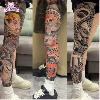 ราคา ถุงเท้าลายเส้นเหมือนสัก ถุงน่องยืดหยุ่นเต็มขา ออกแบบมาเพื่อความสะดวกในขณะขับขี่และขี่จักรยาน (49708544324)