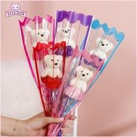 ราคา ชีวิตบูม ช่อรับปริญญาหมีน่ารัก ของเล่นตุ๊กตา ทําเอง ประดิษฐ์ดอกกุหลาบ ดอกไม้สบู่ของขวัญรับปริญญาหมีช่อดอกไม้ตกแต่ง (51304642695)