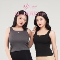 ราคา GOSLIM เสื้อกล้ามคอเหลี่ยม พรางไหล่ SIMPLE PLAIN รุ่น BLUBERRY TOPS ช่วยเก็บเนื้อใต้ราวนม เก็บทรงสวย (29463581823)