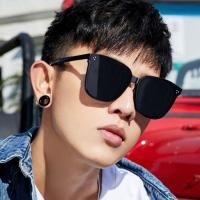 ราคา แว่นกันแดดผู้ชาย สไตล์เกาหลี modern สีดำ กรอบใหญ่ (54459299341)
