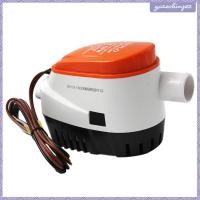 ราคา Gazechimp 1100GPH Boat 12V Automatic Submersible Bilge Water Pump Float Switch สีขาว ส้ม (53857600248)