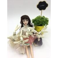 ราคา พร้อมส่ง ตุ๊กตากระต่ายตัวขาว กระโปรงสี (496208207)