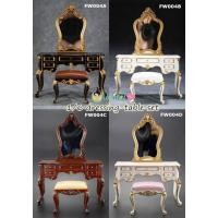 ราคา รอ30วัน 1 6 โต๊ะเครื่องแป้ง พร้อมเก้าอี้ แนวยุโรป hottoys model bjd blythe บลายธ์ Dressing Table Set (1542503087)