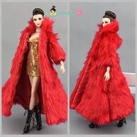 ราคา พร้อมส่ง โค้ทเฟอร์ยาว พร้อมเดรสสั้นเกาะอก FR2 Barbie Hottoys สวมได้ เสื้อบาร์บี้ เสื้อผ้าตุ๊กตา ไม่รวมตุ๊กตา (3353511441)