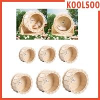 ราคา คูลซู หนูแฮมสเตอร์ไม้วิ่งล้อหนูแฮมสเตอร์ของเล่นเงียบล้อออกกําลังกายสําหรับหนูตะเภาเจอร์บิลสัตว์เลี้ยงขนาดเล็กหนูสัตว์เล (28392459341)