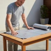 ราคา ผ้าใบกันน้ํากันแดด Heavy Duty Poly Tarp พับได้สําหรับ Gardeners (55759481880)