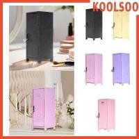 ราคา คูลซู ตู้เก็บของขนาดเล็กที่มีล็อคเครื่องประดับตู้โชว์โลหะสูงตู้เก็บของแนวตั้งสําหรับสาวเครื่องสําอางของเล่นจัด (51307686529)