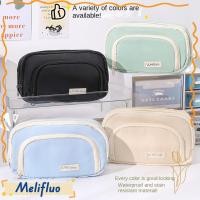 ราคา MELIFLUO ดินสอสไตล์ญี่ปุ่น กระเป๋าปากกาเครื่องเขียนกระเป๋าเก็บดินสอแบบพกพา ความจุขนาดใหญ่สีทึบอเนกประสงค์หลายชั้น (55509390806)