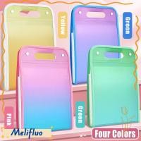 ราคา MELIFLUO แฟ้ม A4 กระเป๋าแฟ้ม 13 ชั้นกันน้ํา สีไล่ระดับสีแบบพกพาความจุขนาดใหญ่ PP แฟ้ม Organizer สํานักงานโรงเรียน (49759408922)