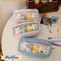 ราคา MELIFLUO กระเป๋าใส่ปากกามือถือ ดินสอลายดาวความจุขนาดใหญ่ เรียบง่ายพร้อมตุ๊กตาผ้ากํามะหยี่กระเป๋าใส่ปากกามัลติฟังก์ชั่น (48709469300)