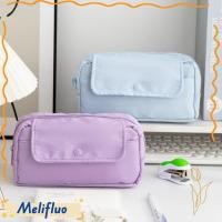 ราคา ดินสอ MELIFLUO กระเป๋าดินสอมัลติฟังก์ชั่นความจุขนาดใหญ่กระเป๋าเก็บเครื่องเขียน (56507201302)