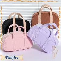 ราคา MELIFLUO กระเป๋าปากกา Corduroy ดินสอแบบพกพา กระเป๋าเครื่องเขียนความจุขนาดใหญ่สีทึบอเนกประสงค์ Back To School (47355598831)