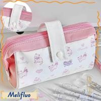 ราคา เมลฟิลูโอ กระเป๋าใส่ปากกา เครื่องเขียนออแกไนเซอร์แมวพิมพ์กล่องดินสอ น่ารักความจุขนาดใหญ่อุปกรณ์การเรียนดินสอนัก (46957196800)