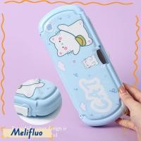 ราคา เมลิฟูลูโอ กระเป๋าดินสอกระเป๋าใส่เครื่องเขียนมัลติฟังก์ชั่นความจุขนาดใหญ่แฟชั่นสองชั้นแบบพกพาทนทานปากกาโรงเรียนสํานั (41229260737)