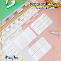 ราคา MELIFLUO 40 80 160 ชิ้น สติ๊กเกอร์ฉลาก สติ๊กเกอร์ดัชนีฝ้าสีขาวบริสุทธิ์ บันทึกเหนียวโปร่งใสคุณภาพสูง (54606996082)
