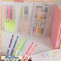 ราคา เมลิฟูลูโอ 3 6ชิ้น เซ็ตปากกาเน้นข้อความชุด วาดนักเรียนเครื่องเขียนปากกาเรืองแสง น่ารักพาสเทลที่มีสีสันสองหัวเครื่องหมายปากกาโรงเรียนเครื่องสํา (53857230611)