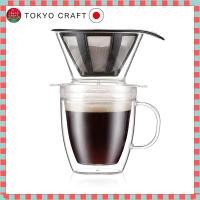 ราคา BODUM Coffee Maker Dripper POUR OVER Plastic Drip Coffee Maker 350ml Clear Stainless Filter Plastic Single Cup Coffee Maker Outdoor Genuine Product K11872 10SA (42672977478)