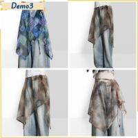 ราคา DEMO3 กระโปรงเชือกรูดลูกไม้ ผ่าข้างเอวสูงลูกไม้ Midi กระโปรง Harajuku Breathable Y2K Streetwear ลูกไม้กระโปรงยาวสะโพกผ้าพันคอกางเกงยีนส์ตกแต่ง (54657764556)