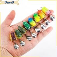 ราคา DEMO3 กบยาง โลหะ PVC 10 สี เหยื่อตกปลากบ แบบพกพา 2 5cm3g ตกปลาจมเหมือนจริง (54606159730)